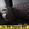 Car Seat Back Anti Kick Protection Clean Pad Anti-Dirty Mat For Volkswagen VW Tiguan MK2 2016 2017 2018 2022 2023