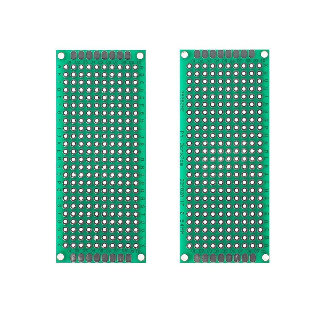 Двусторонняя плата, 1 шт./10 шт., 2*8 см, 5*7 см, 10*10 см, зеленый прототип печатной платы, универсальная плата, электронный набор для самостоятельного изготовления