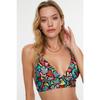 Abstract Pattern Triangle Bikini Top Tbess21bu0343
