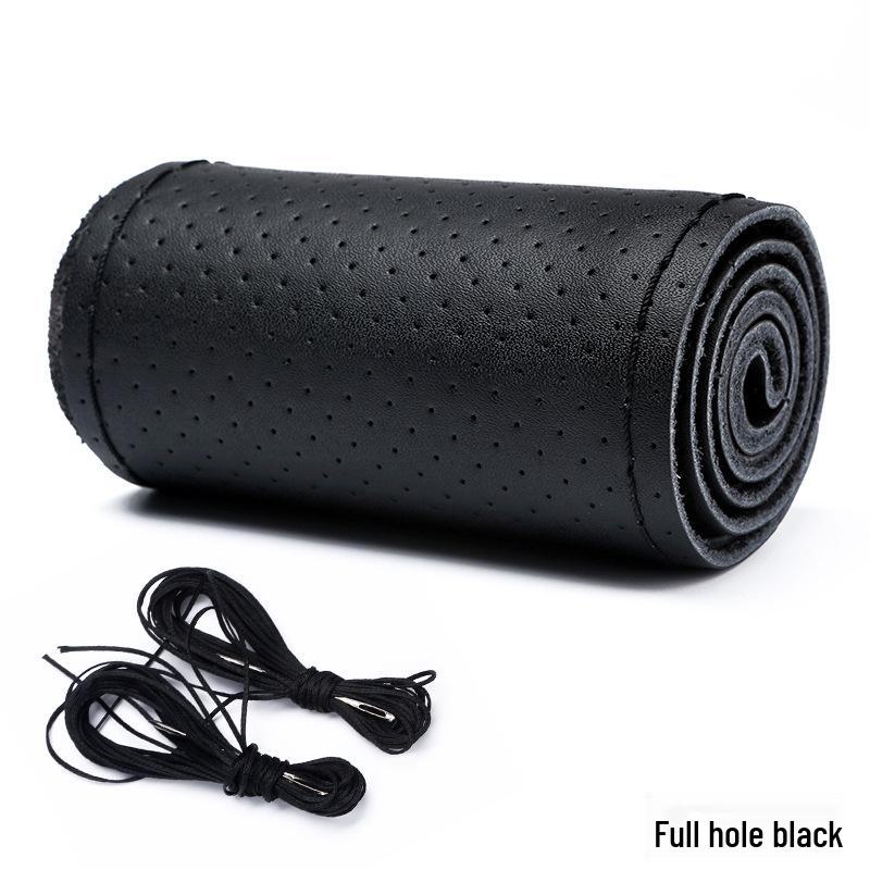 Универсальная оплетка на руль из коровьей кожи ручной работы для всех сезонов