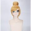 35CM Short Wig with Anime Princess Tinker Bell Chignon Cosplay Costume Tinkerbell Heat Resistant Synthetic Hair Women Wigs