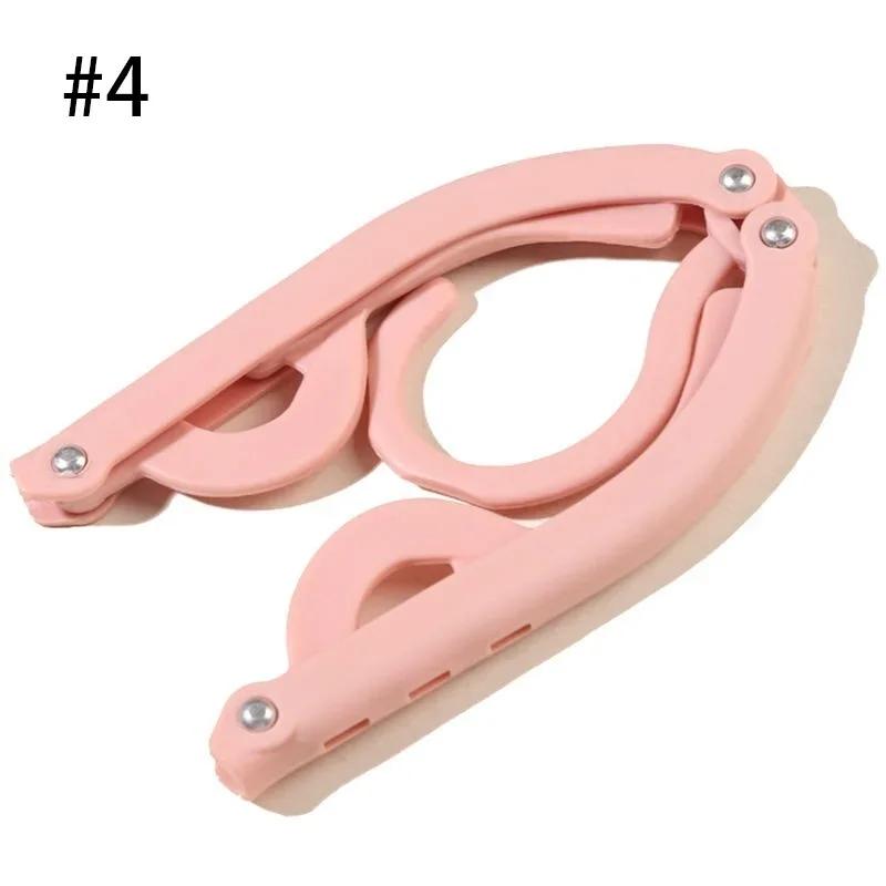 Товары для дома Портативная вешалка с прорезями Складная вешалка для одежды для путешествий Пластиковая складная вешалка для одежды Инструменты для хранения одежды