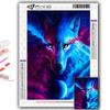 Популярная 5D Diy вышивка крестом животное волк картина полная дрель набор для вышивки крестом настенная наклейка домашний декор