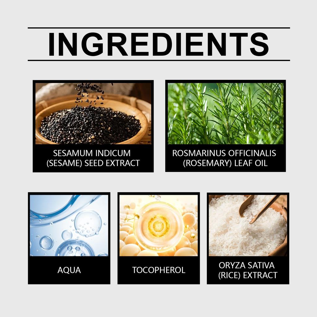 Semen Sesami Nigrum For Hair Growth Oil,hair Growth Oil,hair Oil,Stimulates Hair Growth, Moisturizes And Repairs Dryness,30ml