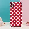 Чехол для телефона с рисунком в горошек для iPhone 17 Air 16 15 14 13 12 11 Pro Max 12 13 mini 15 16 Plus 16e Чехол