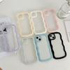 Прозрачный противоударный чехол INS Style Big Wave с воздушной подушкой для iPhone 17 Pro — подходит для моделей 13/14/15/16E