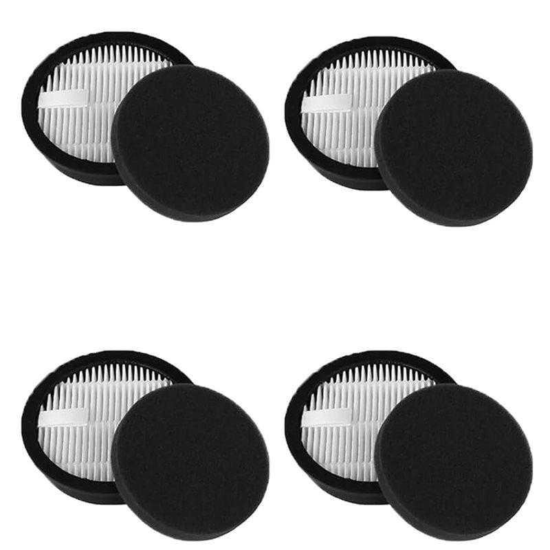 BAAM-HEPA Replacement Filters In 4-Pack For AFNOP Acevac11 Cordless Cleaner Including 4 Sponge Sets Vacuum