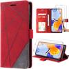 Case - E.F.Connection - Redmi Note 12 Pro 4G - Red - PU Leather - Soft - Vintage
