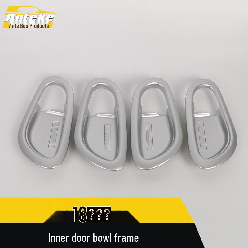 Compatible with 18 Tuda Car Models: Interior Door Bowl Decorative Frame, Handle Protector, Anti-Scratch Patch, Protective Film Accessories