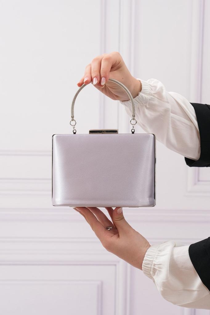 Women's Stylish and Useful Evening Dress Bag Women's Powder Fabric Evening Dress Clutch Portfolio Bag