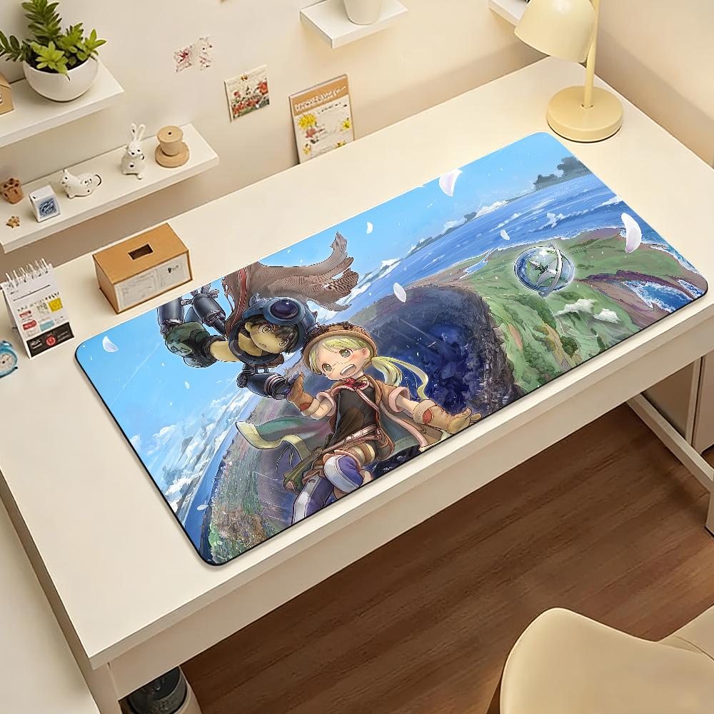 Comics Made in Abyss Mouse Pad Computer Laptop Rubber Non-slip Mouse Mat Mousepad Gamers Decoracion Desk Mat
