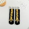 Косплей Мультяшные Новинки Носки в виде куриной ножки Теплые для ребенка 3D принт носок