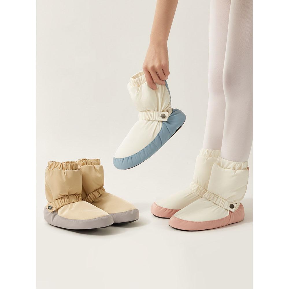 Балетки Ботинки для разминки Национальные танцевальные туфли Зимние танцевальные ботинки Теплые нескользящие ботинки Обувь