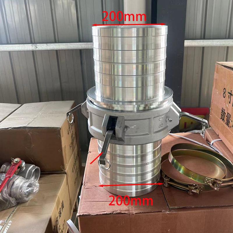 Aluminum Alloy Type C Male & Female Quick Coupler Hose Fittings with Reducing Lever