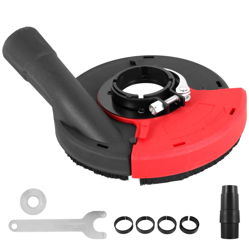 Angle Grinder Dust Shroud For Concrete Stone Dust Collection Universal Surface Grinding Dust Shroud for 5 Inch Angle Grinder