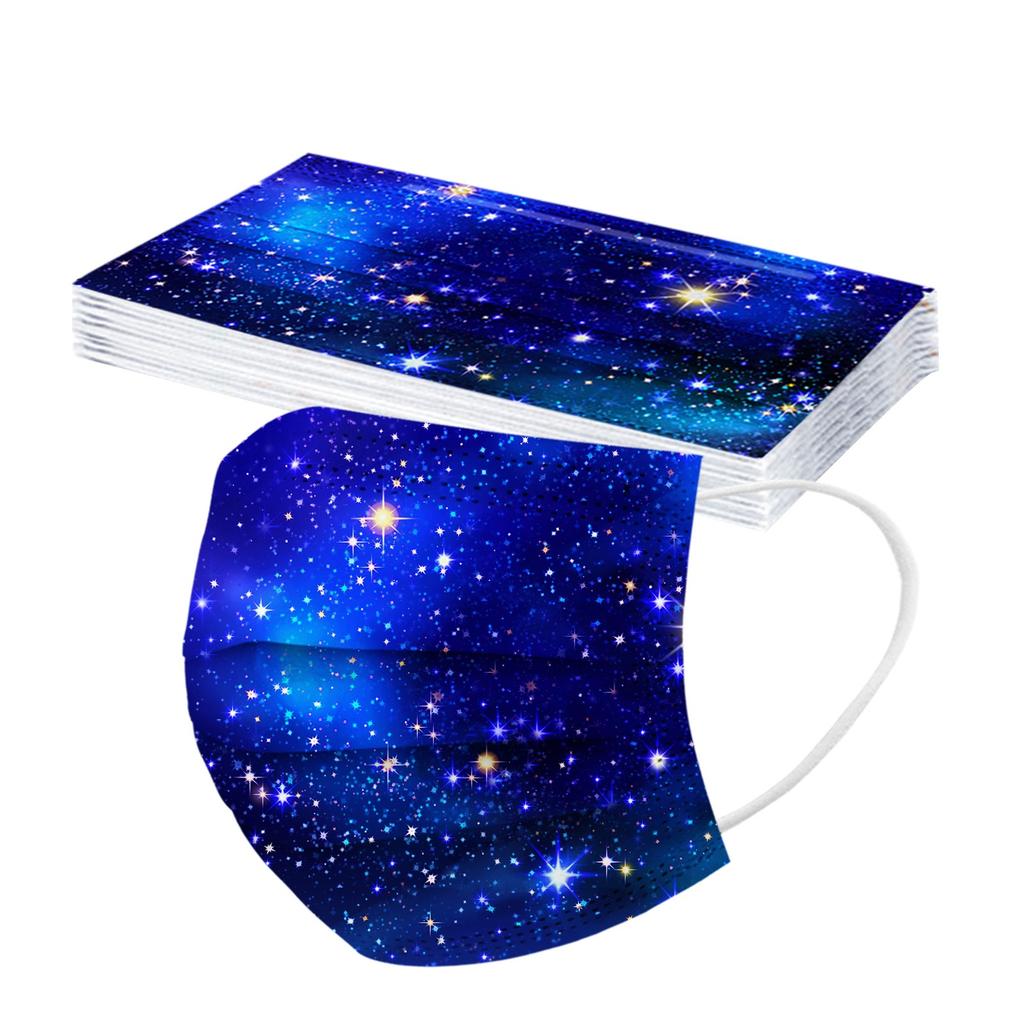 Adult Women Man Disposable Face Mask Industrial 3Ply Ear Loop 10PC Mask