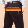 Men's Stretch Corduroy Pants - Straight, Loose, Long, Plus Velvet for Autumn & Winter