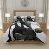 M-Monkey D-D. L-Luffy O-One P-Piece Anime Duvet Cover and Pillowcase Set Polyester Gift for Kids Teens Single Double Queen King Size
