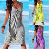 Women Summer Sleeveless Evening Party Beach Dress Short Dress