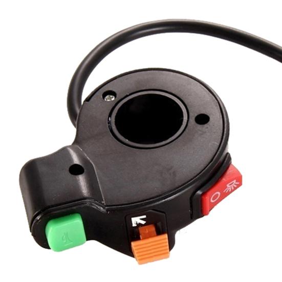 22mm Universal Motorcycle ATV Handlebar Turn Horn On/Off Light Signal Switch