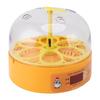 6 Egg Smart Chicken Incubators Automatic Temperature Control Small Display Hatcher Machine for
