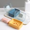 Bathroom Accessories Double Layer With Cover Shampoo Boxes Soap Holder Travel Soap Box Soap Dish