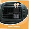 DEARMAMY 2pcs Car Air Conditioner Bottle Car Air Vent Clip Aroma Car Vent