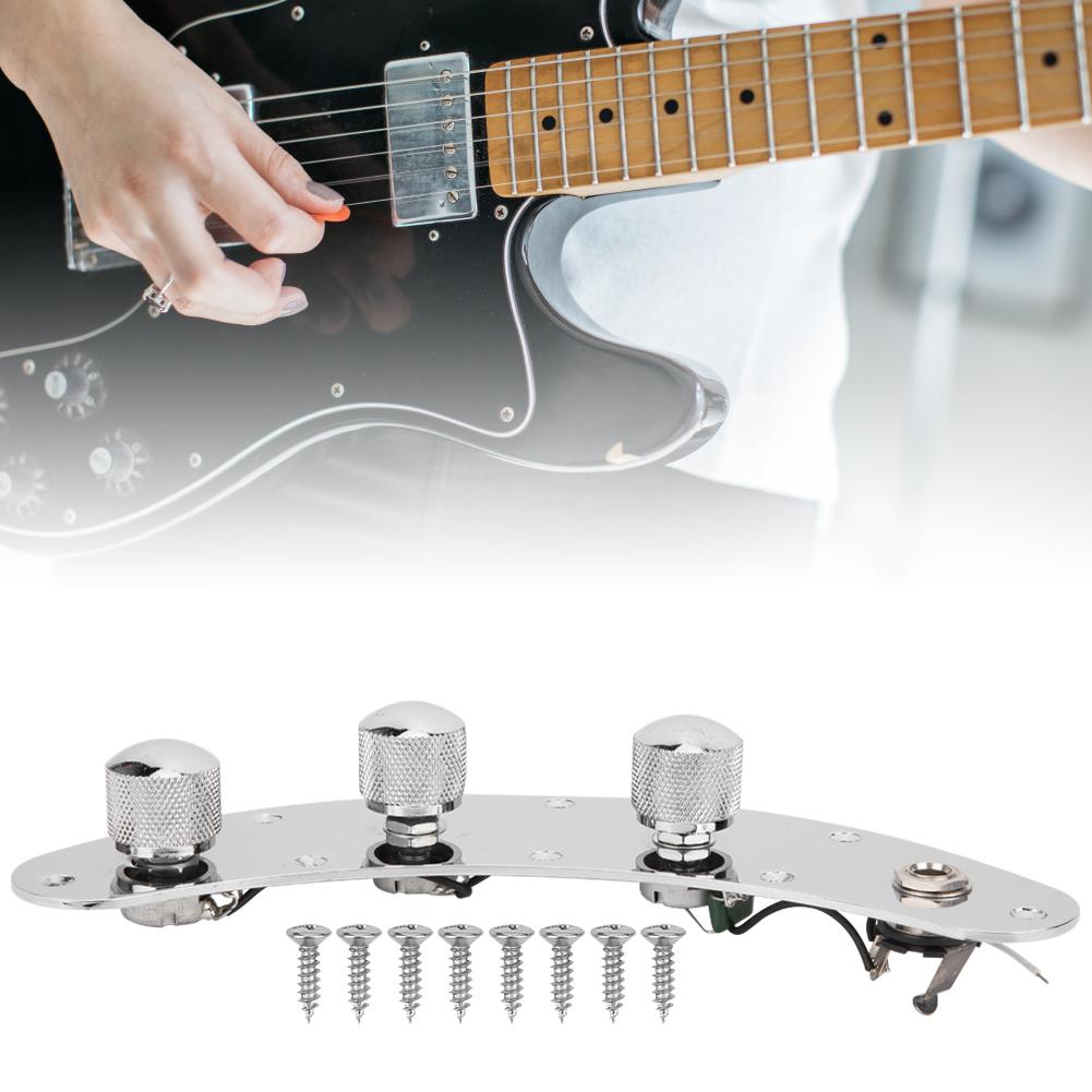 Электробас Сборка панели управления Серебристый Гитара Музыкальный инструмент Аксессуары