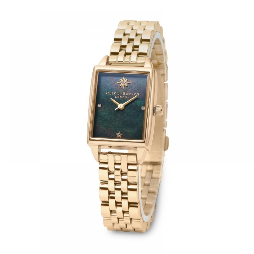 Olivia Burton Ob16gd60 CeleStial Натуральный перламутровый циферблат Женские металлические часы