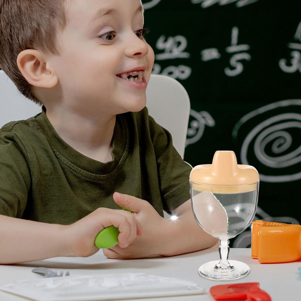 2pcs Baby Cups Goblet Shape Safety Antidrop Toddlers Mealtime