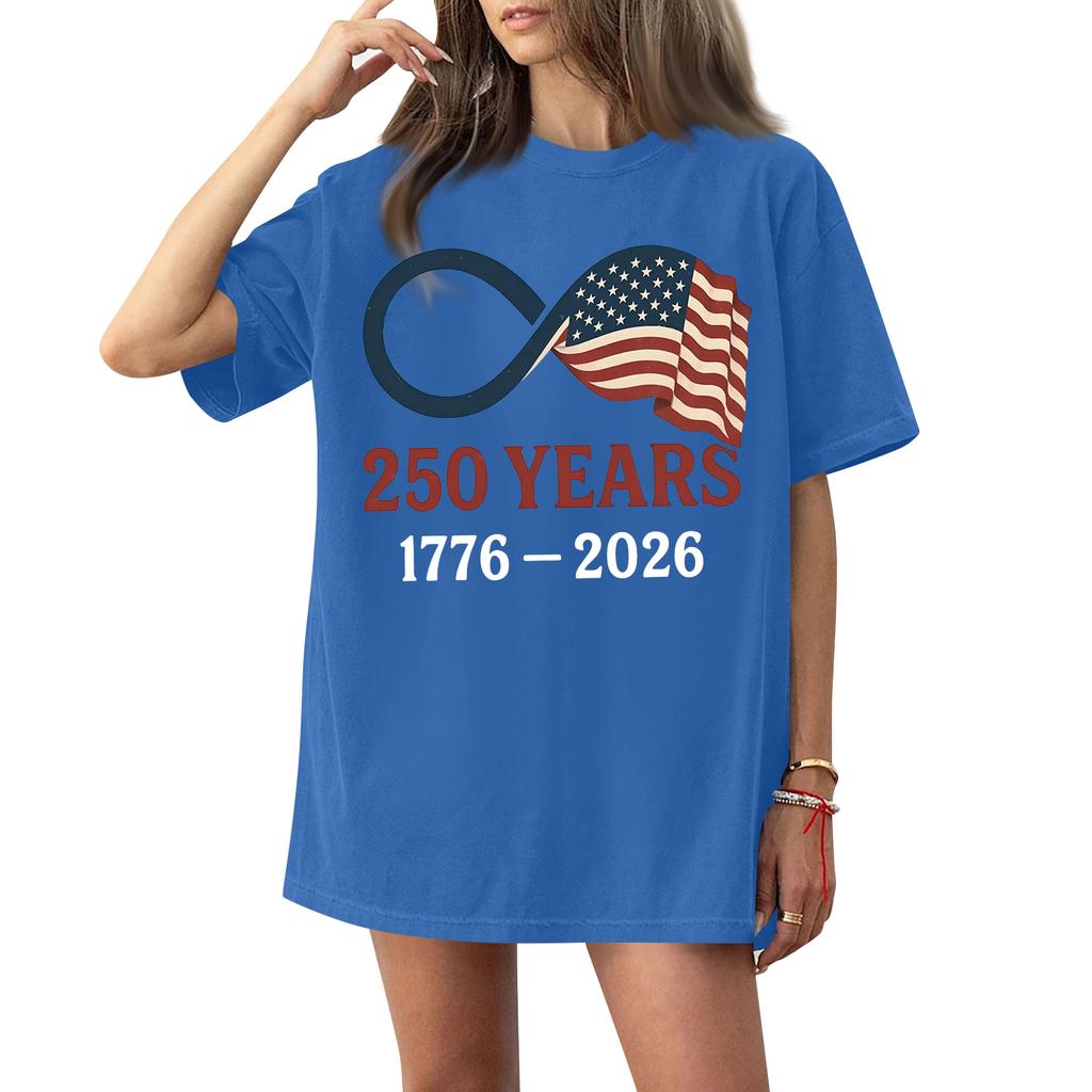 Женская футболка с круглым вырезом и короткими рукавами с принтом