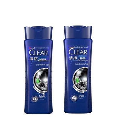 Шампунь против перхоти для мужчин Clear Deep Cleanse, двойная упаковка