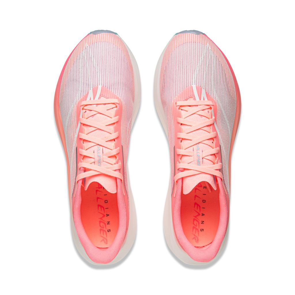 Li Ning Feidian 5 Challenger Сверхлегкие носочные кроссовки Технология Профессиональные Амортизирующие Кроссовки для Скоростных Тренировок Мужские Кроссовки Розовый ARMV001-13