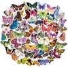 80Pcs Butterfly Stickers for Adults Girls Water Bottle Beautiful Sweet Lovely Waterproof Vinyl Sticker Decals for Laptop Guitar Luggage Car
