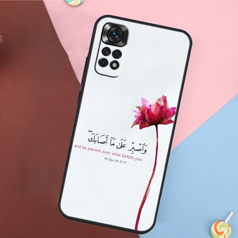 Чехол для Xiaomi Redmi Note 14 13 12 9 10 11 Pro 9S 10S 11S 12S Redmi 14C 10C 12C 13C с изображением суры Ихлас из Священного Корана