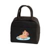 Cartoon Cute Capybara Print Insulated Lunch Bags  Portable Thermal Lunch Tote Bags Picnic Food Preservation Lunch Box Bag