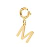 Пружинная застежка подвеска с буквенными шармами подвеска с инициалами для женского ожерелья серьги брелок с цирконом DIY аксессуары оптом