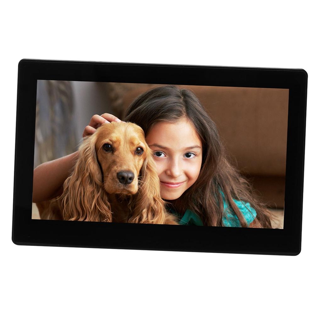 13.3in IPS WiFi Touch Screen Photo Frame 1080P HD Electronic Digital Photo Frame 8GB 100‑240V EU