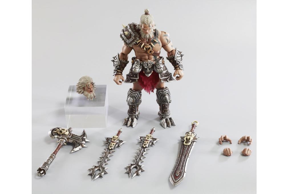 NIGHTMARE STUDIO Barbarian Scale Painted Movable Figure 1/12 PVC&ABS