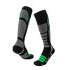 Mens High-Cut Thick Warm Wool-Blend Ski Socks With Towel Bottom Anti-Slip Moisture-Wicking Winter Sports