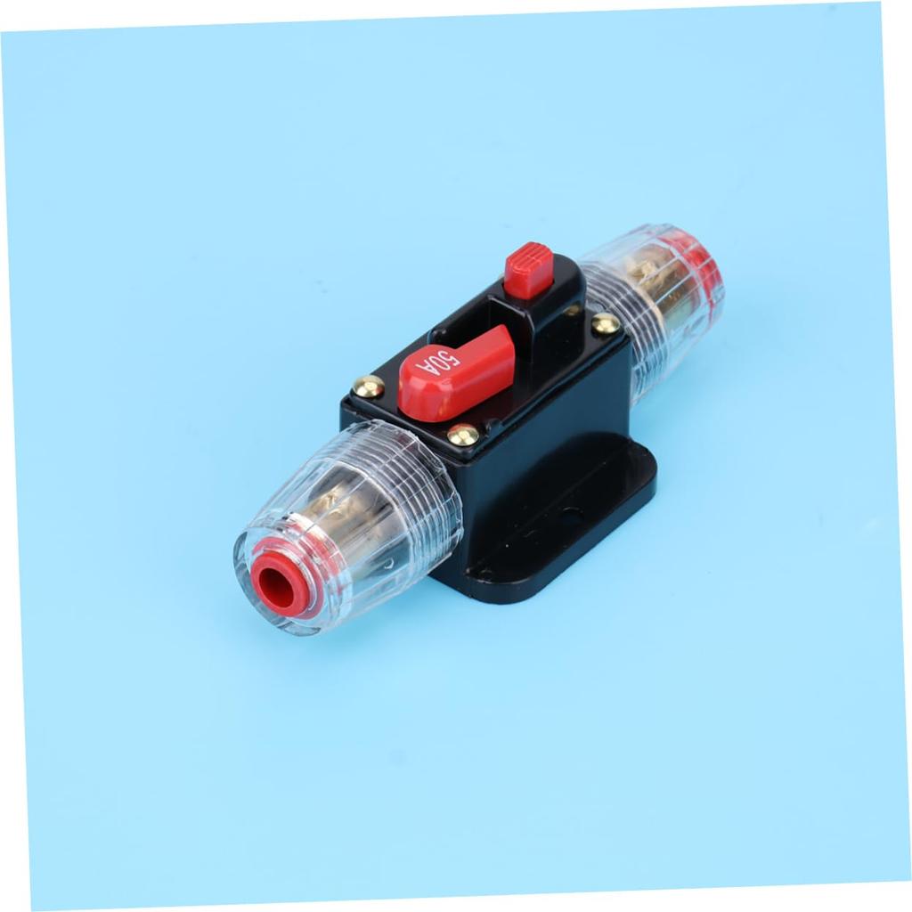 COSMEVIVI Circuit Breaker Reset Fuse Holder Reset Fuse Circuit Breaker Reset Fuse 60a Circuit Breaker Fuse