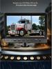 Монитор заднего вида для грузовика HD с ночным видением и системой записи с двойной/четверной камеры
