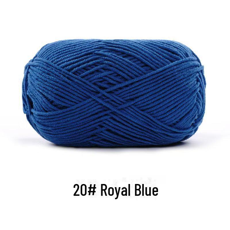 4-х ниточная пряжа из гребенного хлопка для кукол ручной работы, 40 г молочного хлопка, набор материалов для кукол своими руками