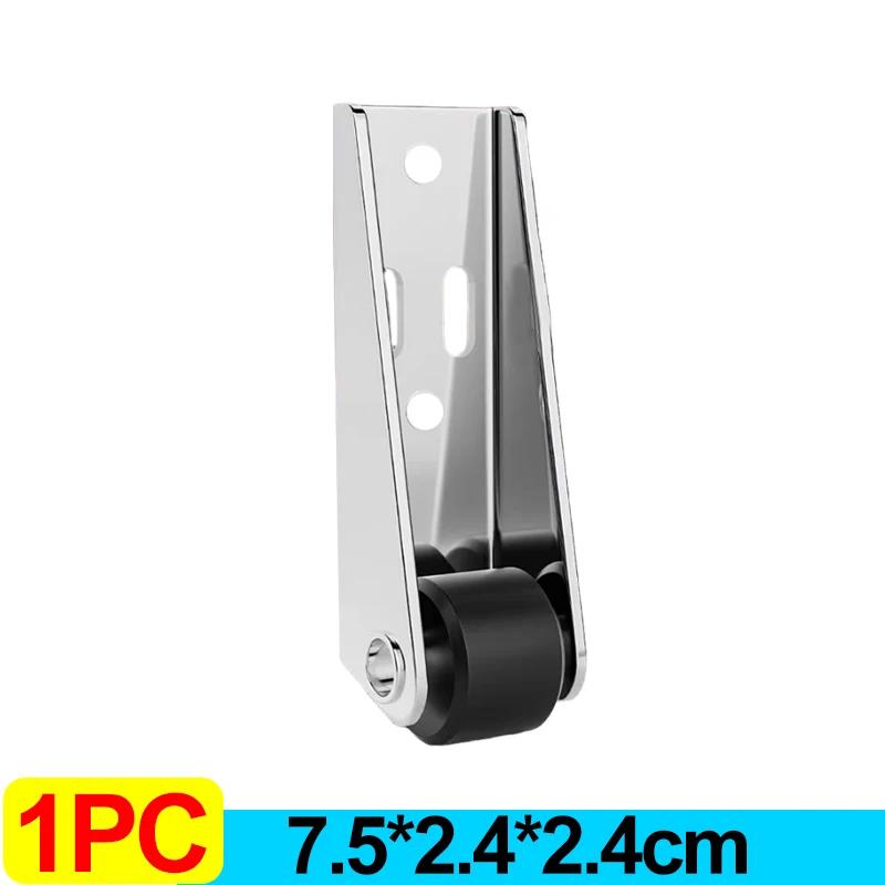 Многофункциональные роликовые колеса с кронштейном Направляющее колесо Боковые ролики Мебельные колеса Плавные бесшумные ролики