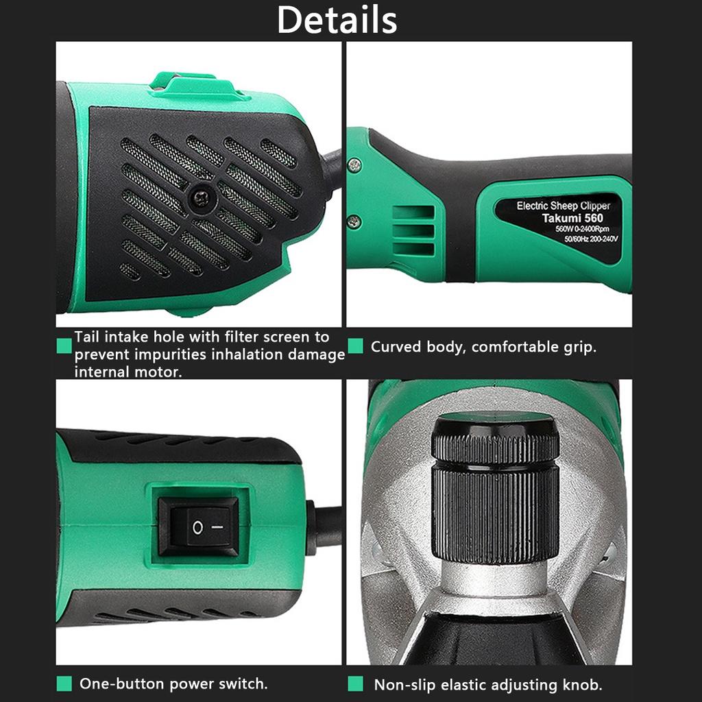 Electric Sheep Goat Shearing Machine Trimmer Tool Wool Scissor Cut Clipper Shaving Machine 220V 850W