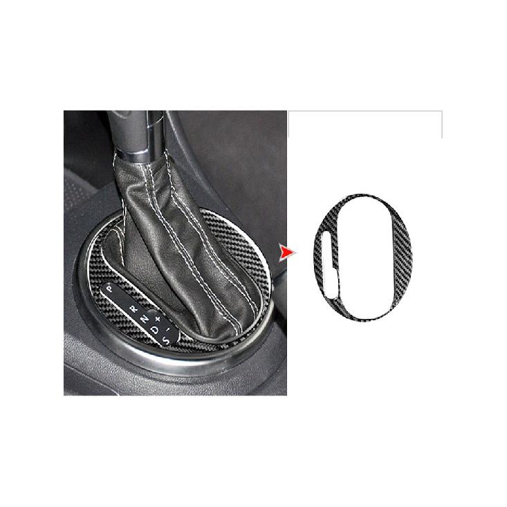 Автомобильные аксессуары, внутренняя панель из углеродного волокна, подъемная панель, черные наклейки, декоративные для Volkswagen VW Beetle