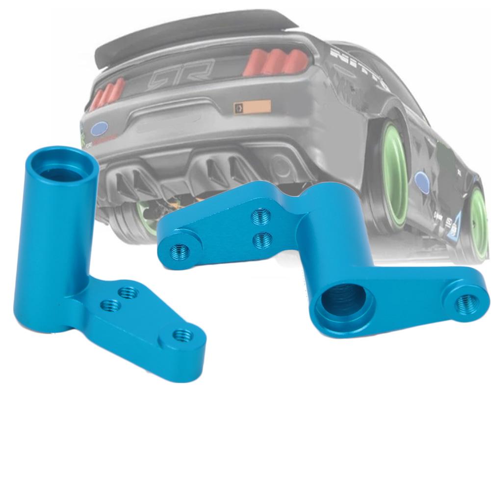 Aluminum Alloy Steering Servo Saver RC Car Upgrade Parts Fit for HPI RS4 Sport 3 RC CarBlue