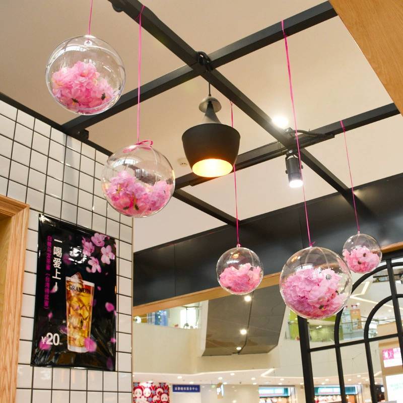 Transparent Acrylic Christmas Ornaments Hanging For Holiday Party Decorations