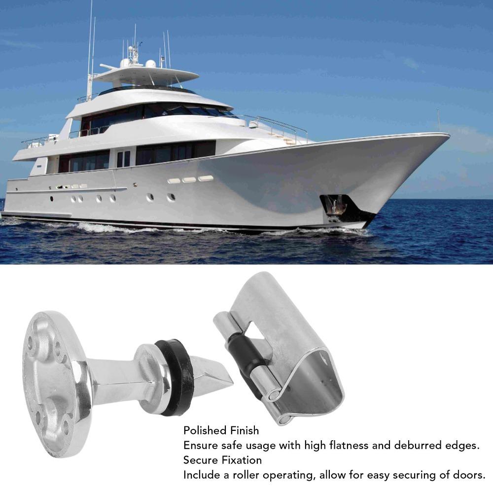 Polished Finish Door Stopper 316 Stainless Steel Door Holder Industrial Secure Fixation  Boat Use