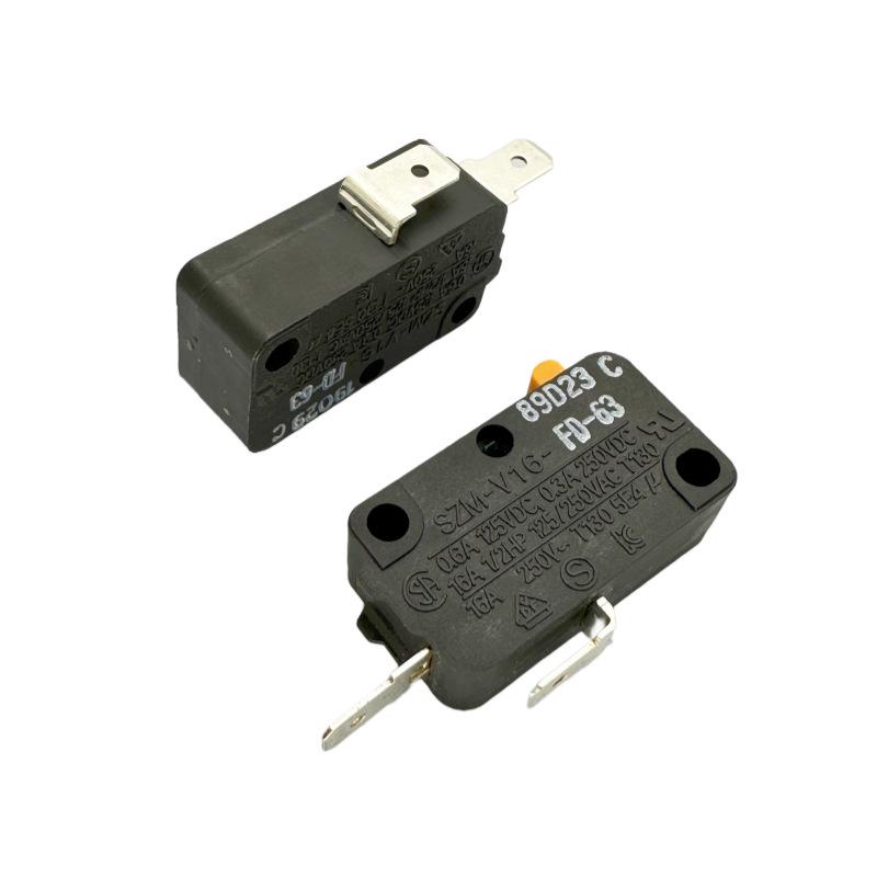 Shidalien STARION High Current 16A Micro Switch SZM-V16-FD-63 (2-Pin, Normally Open) Power Button
